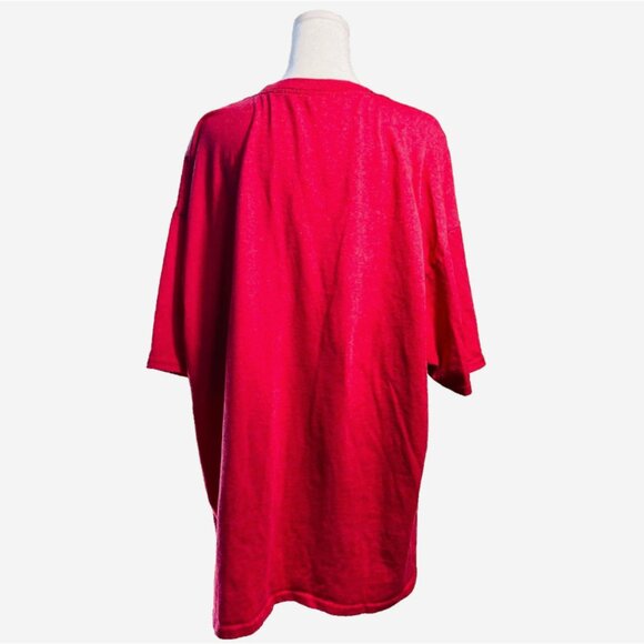 Champion Men’s Heather Red Crewneck T-Shirt Short Sleeve XXL / 2TG - Picture 2 of 3